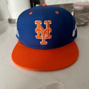 Mets First Responders Blue and Orange SnapBack Hat (Not in Stores)